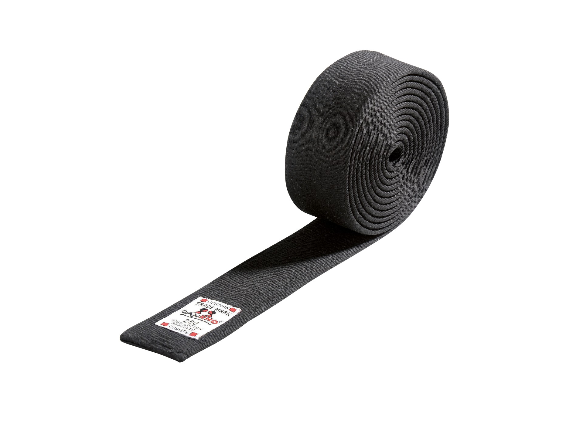 DANRHO Ceinture budo noir 4 ou 5 cm