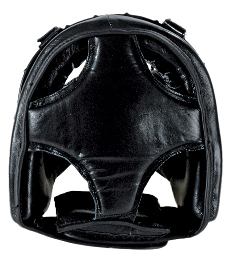 Casque avec grille en fer