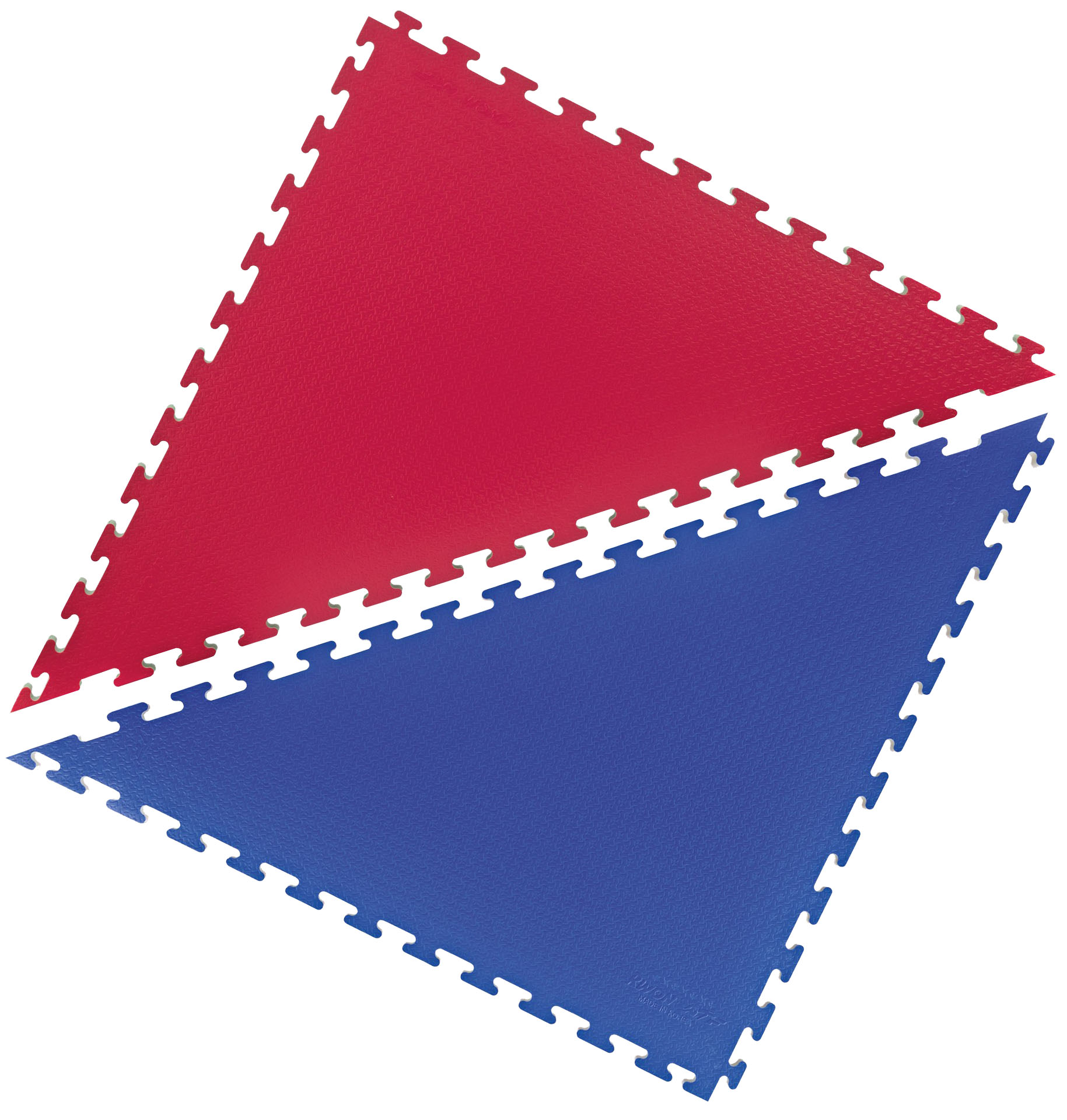 Coins octogonaux pour tapis réversible style coréen