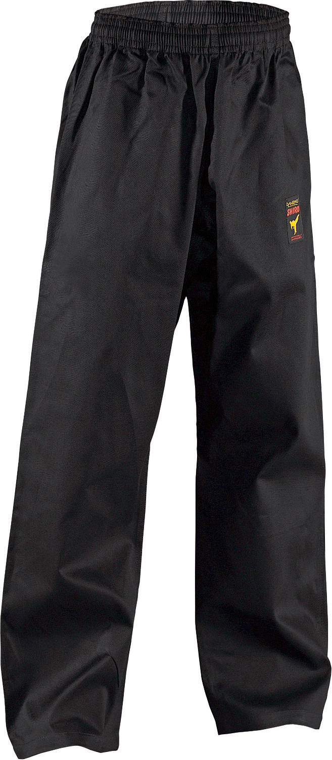 DANRHO Pantalon Karaté Asia Shiro noir