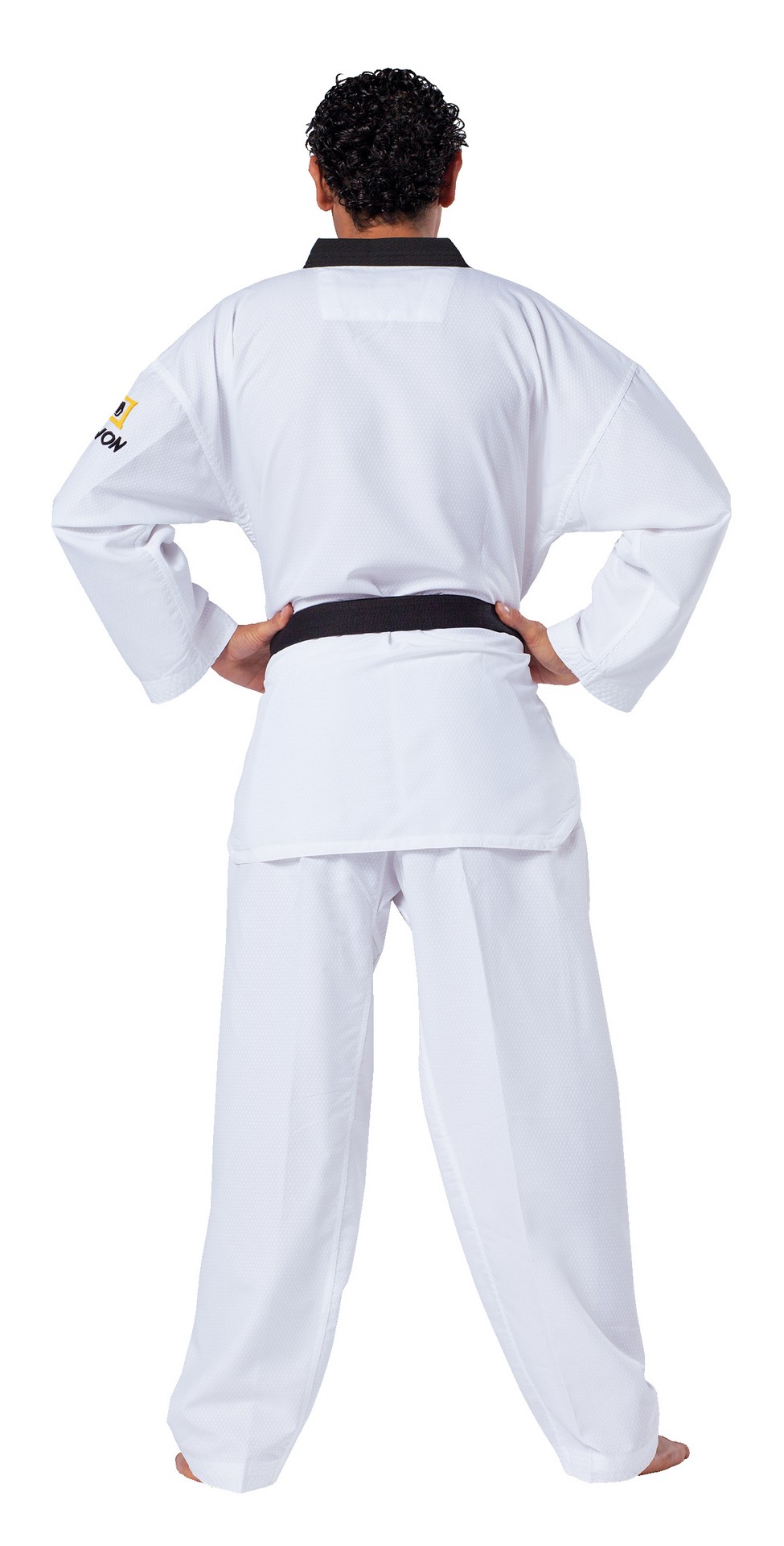 Taekwondo Dobok Fightlite revers noir -  WT reconnu