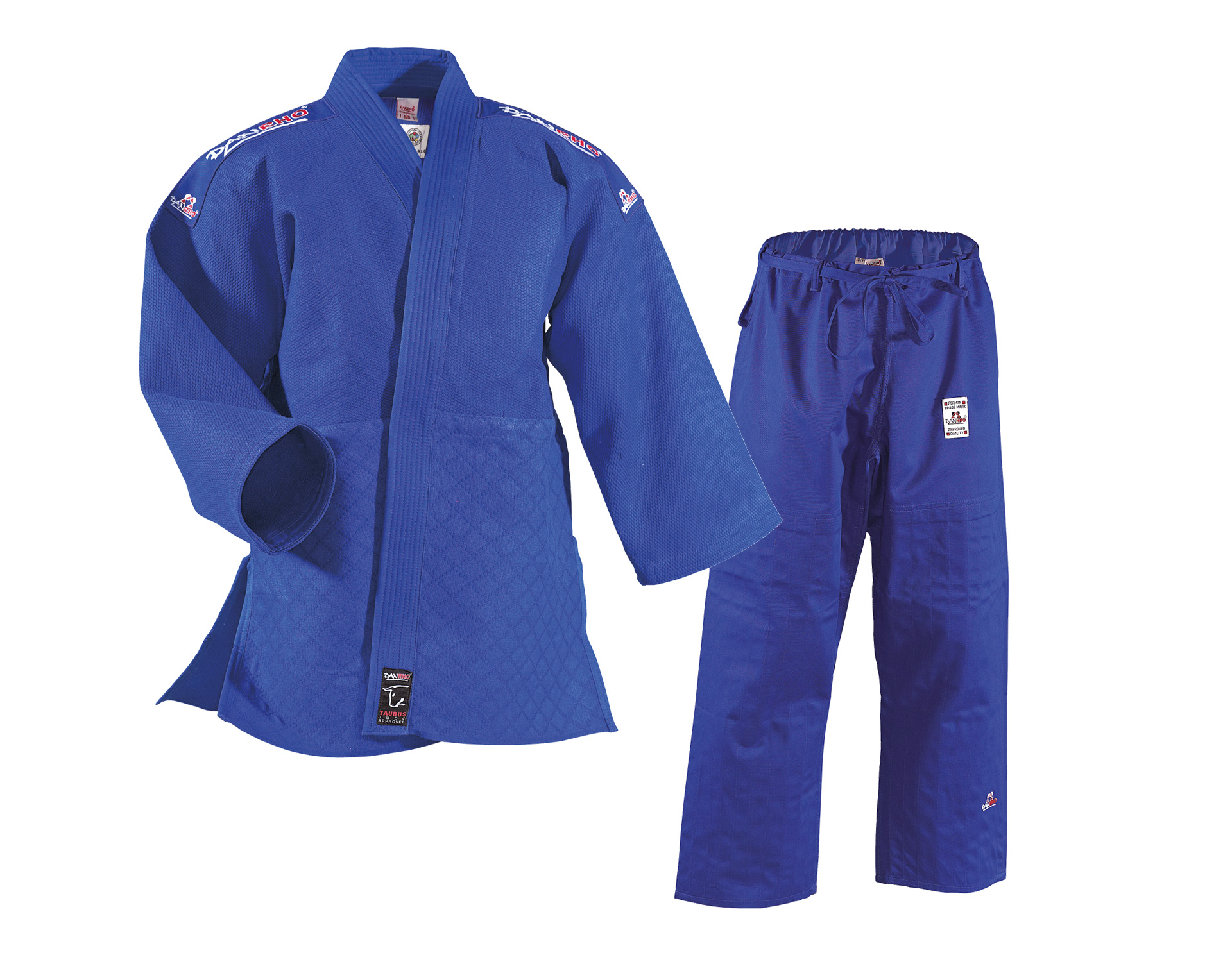 DANRHO Judo-Gi T-Oriental bleu